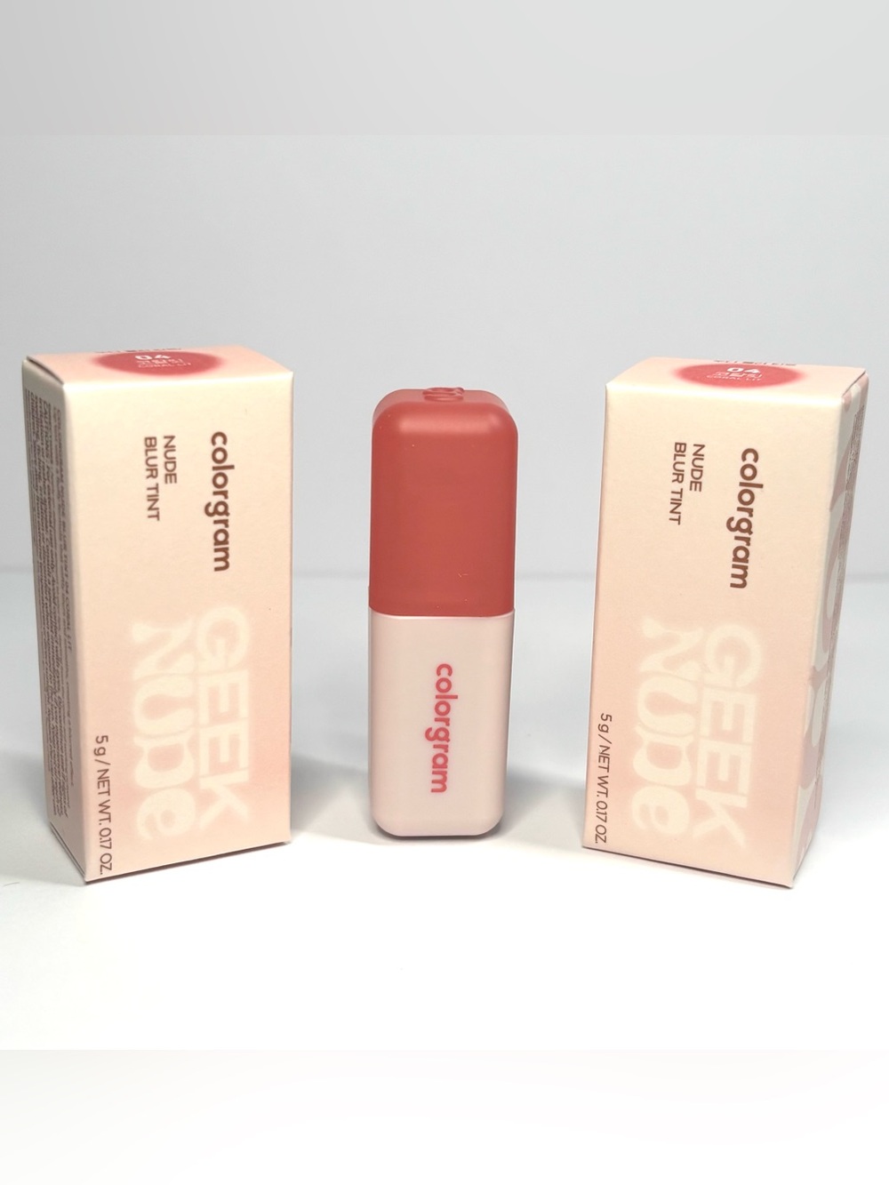⚡️Set of TWO COLORGRAM Nude Blur Lip Tints in Shade 04 - Coral Lit